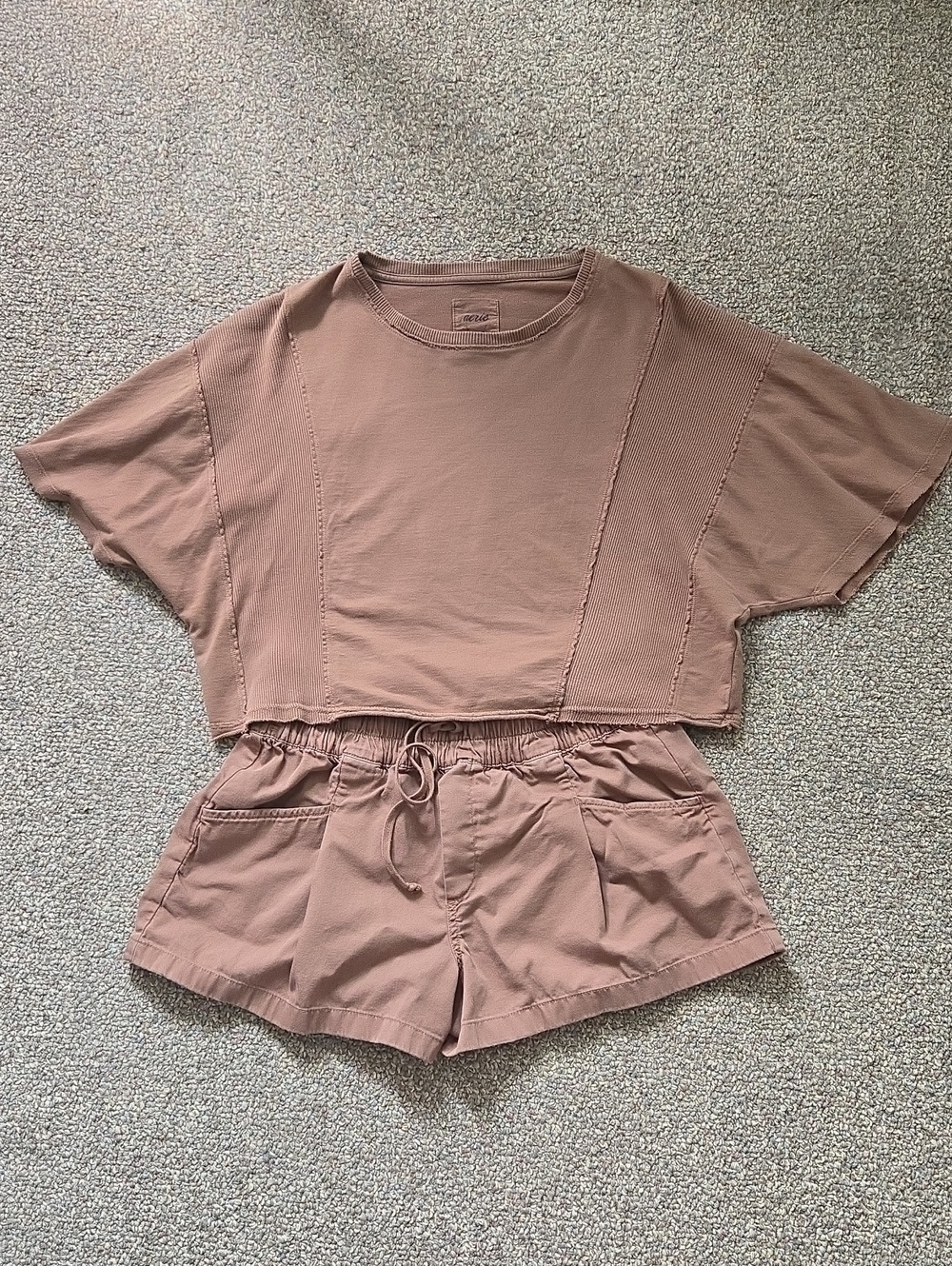 Aerie T-Shirt and Short Set
